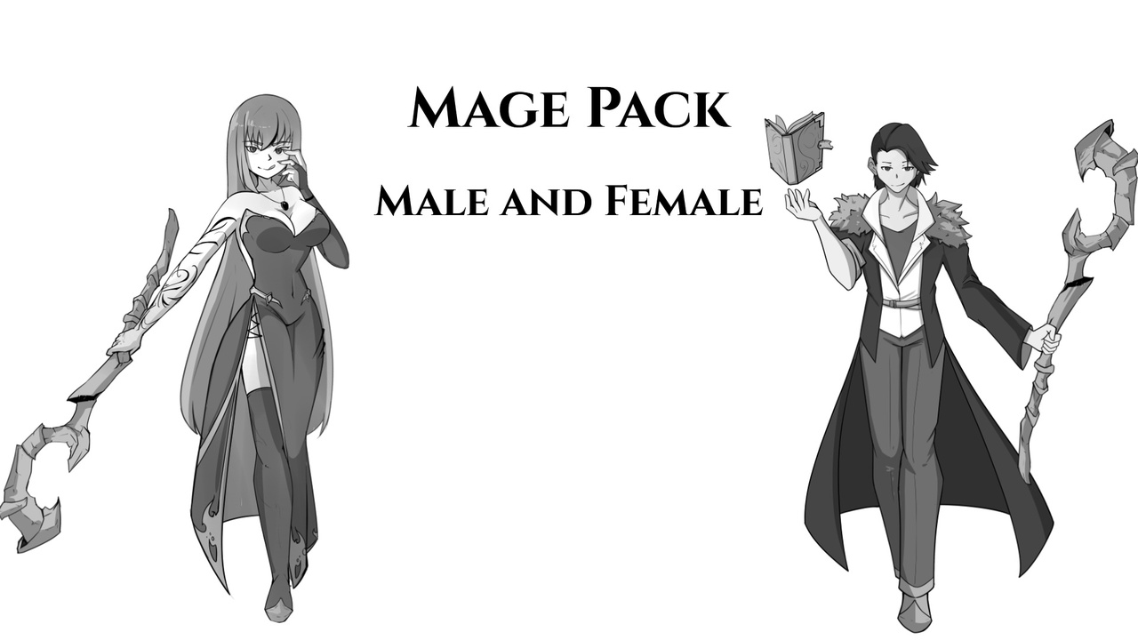 Media 1 for listing RPG - Mage Voice Pack (Male and Female) - Bundle