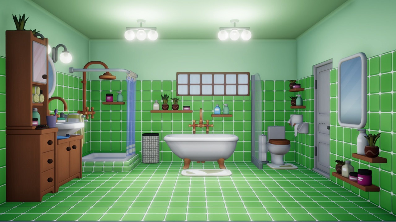 Media 1 for listing Cozy Cartoon World Bathroom