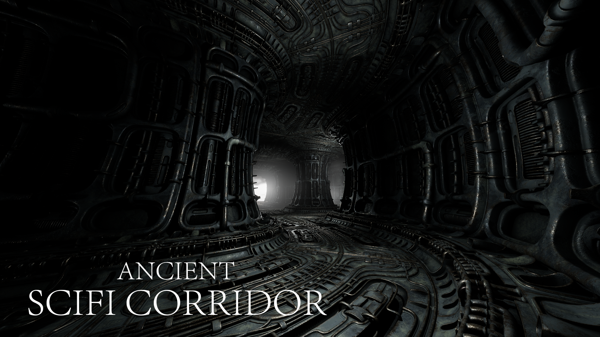 Ancient SciFi Corridor | Fab