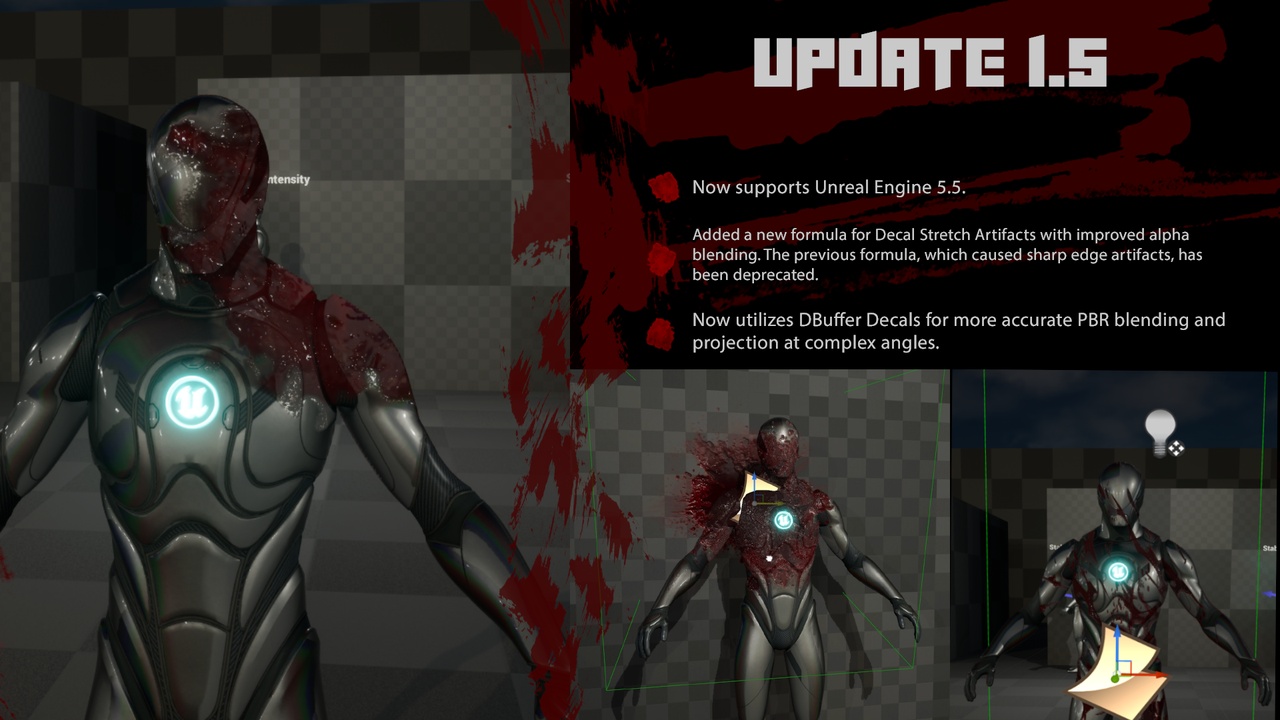 商品 Realistic Blood VFX (Niagara Blood Effects, Blood VFX, Blood, Blood VFX) 的媒体 1