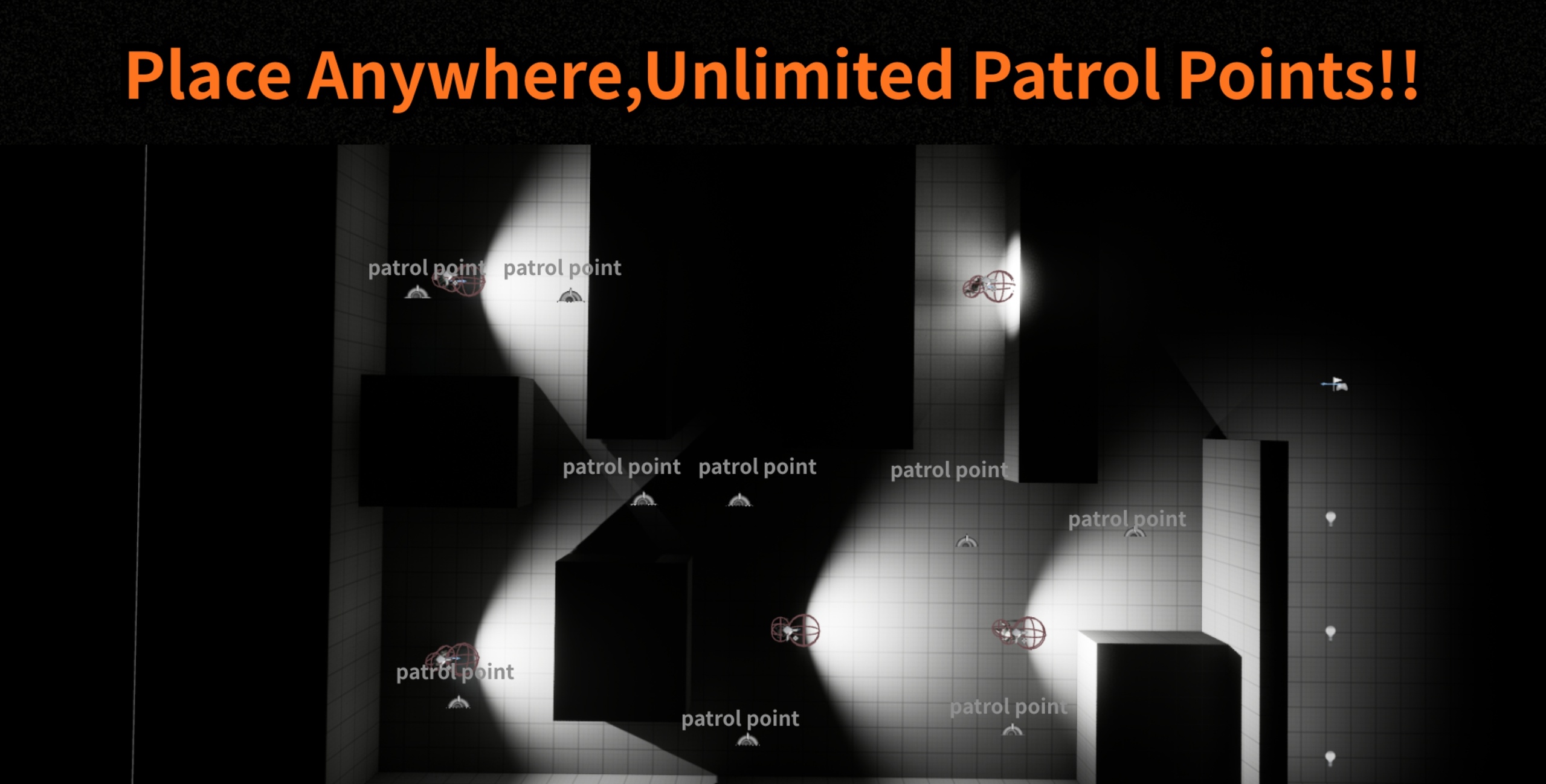 Media 1 for listing UE5 ai Enemy Patrol & Chase AI Assets Blueprint