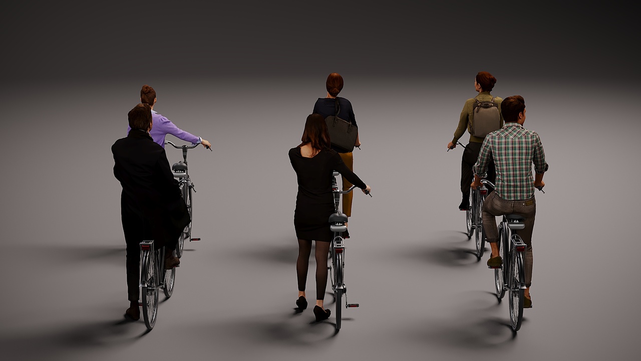 Media 1 for listing Cyclists Collection x 6