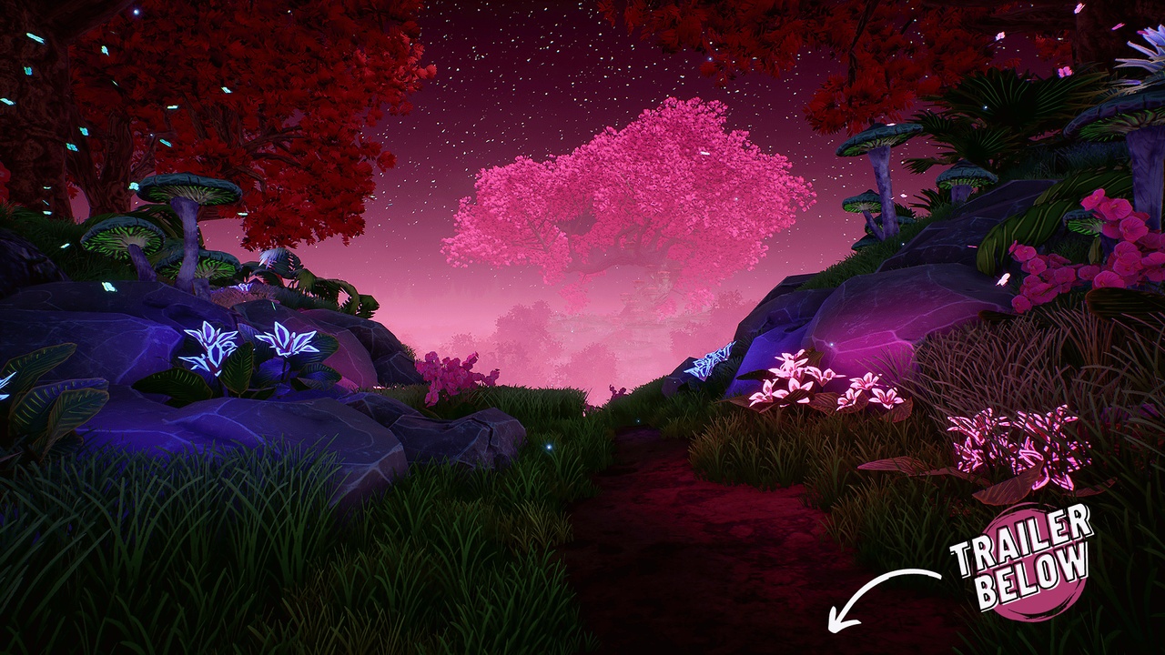 Media 1 for listing Fantasy Forest (Magic Forest, Elven Forest, Stylized Forest, Forest)