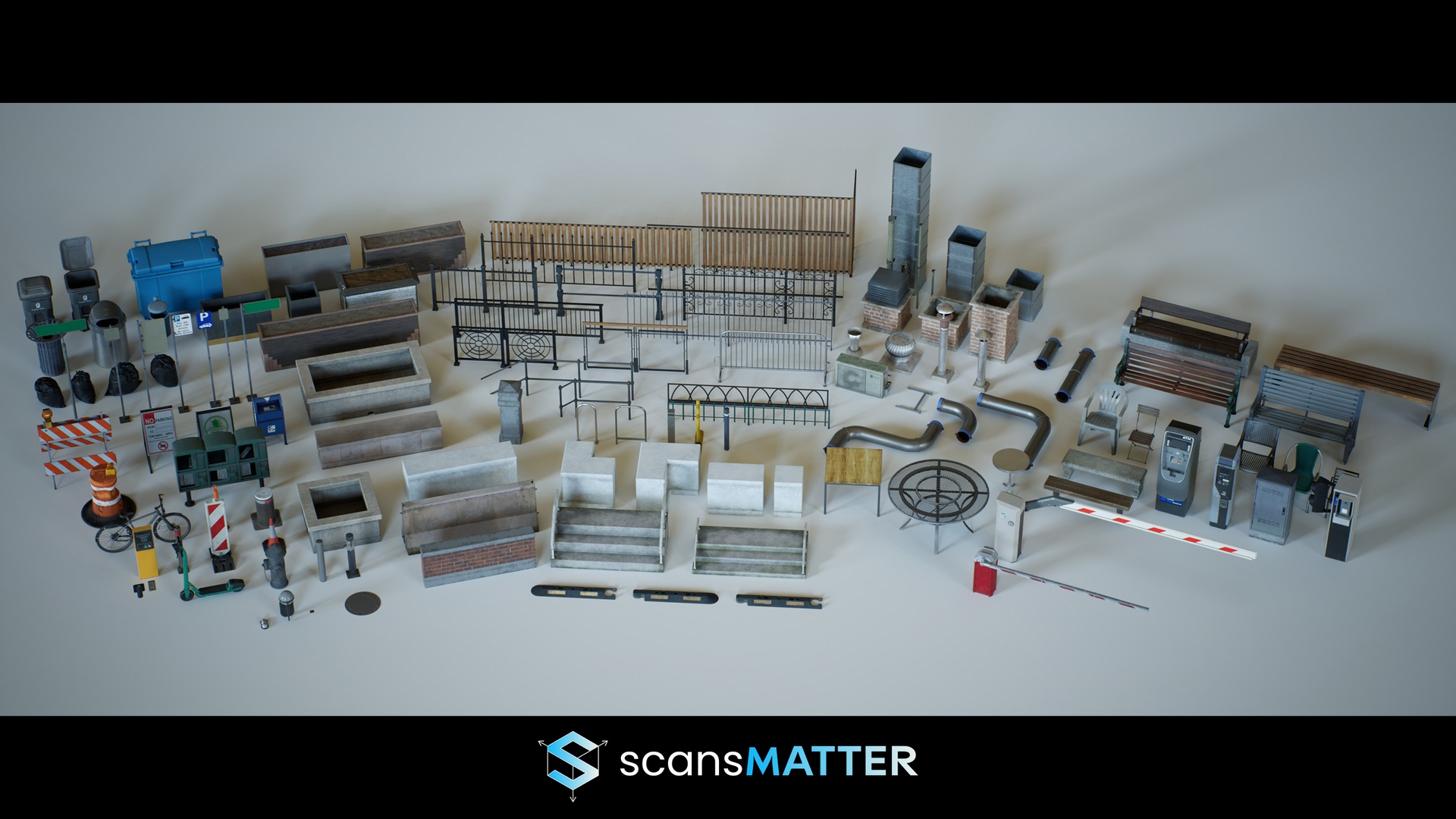 Media 1 for listing City Assets Kit - Game-Ready, City/street 3D Assets