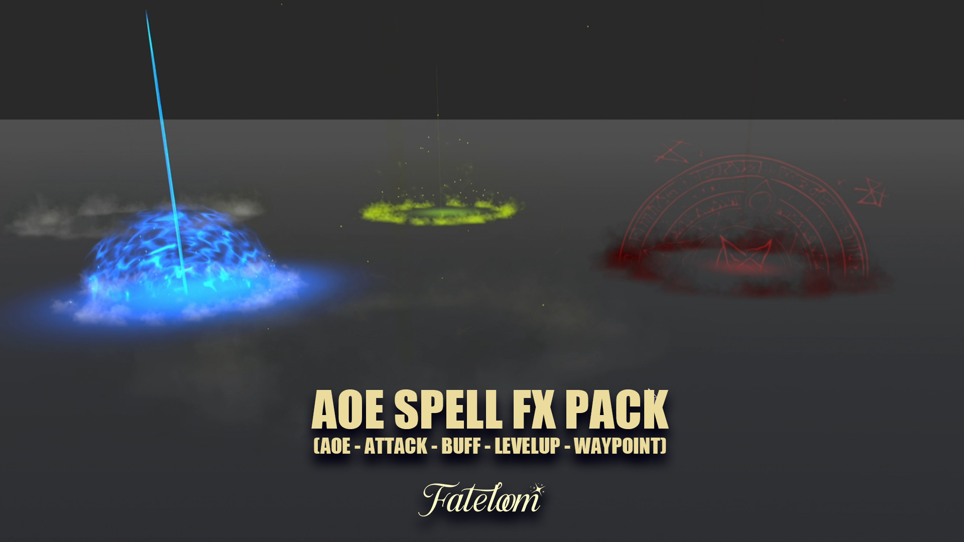 Aoe Spell Vfx Set | Fab