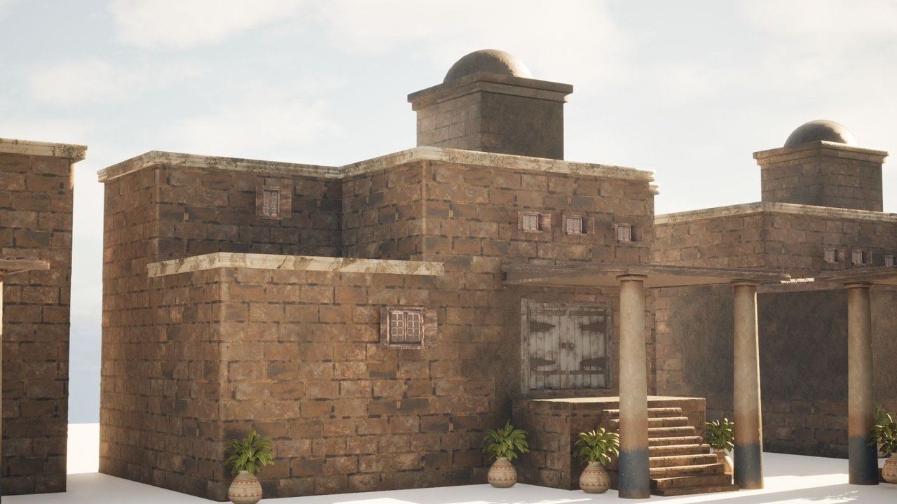 Media 1 for listing Modular Ancient Desert Architecture Environment – 4K PBR