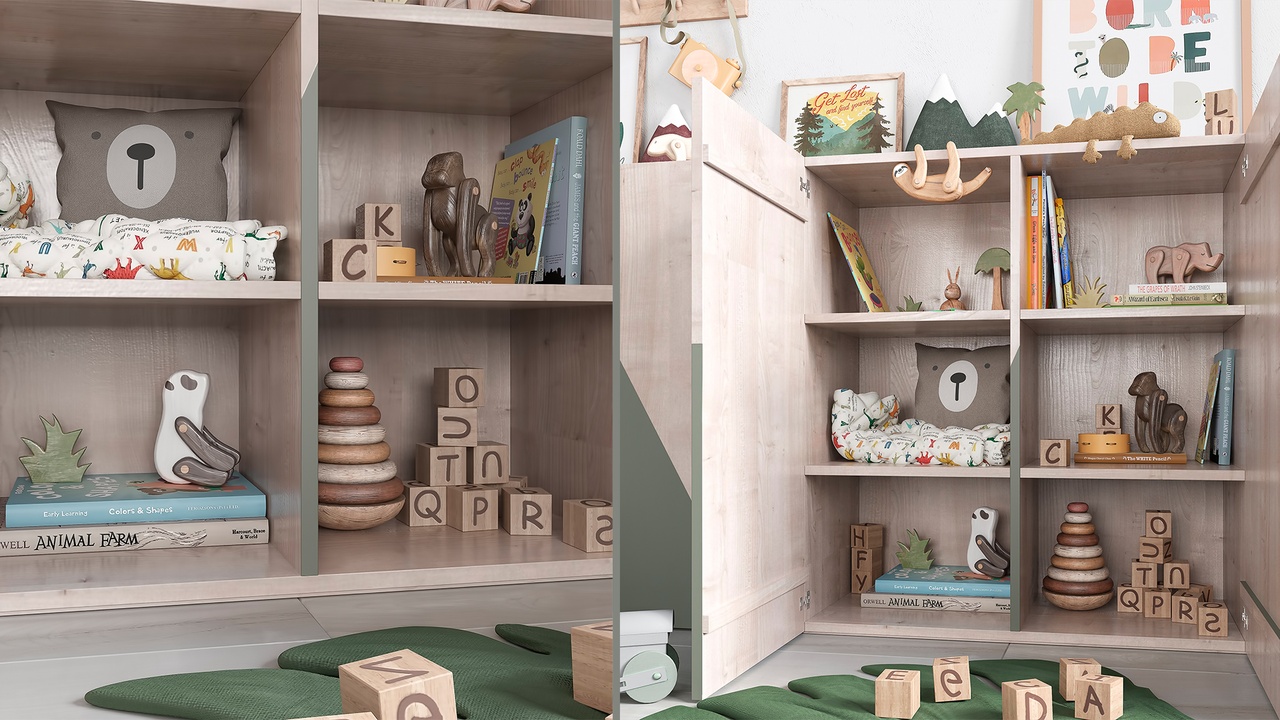 商品 Large Set Of Decor For A Nursery In Jungle Style 的媒体 1