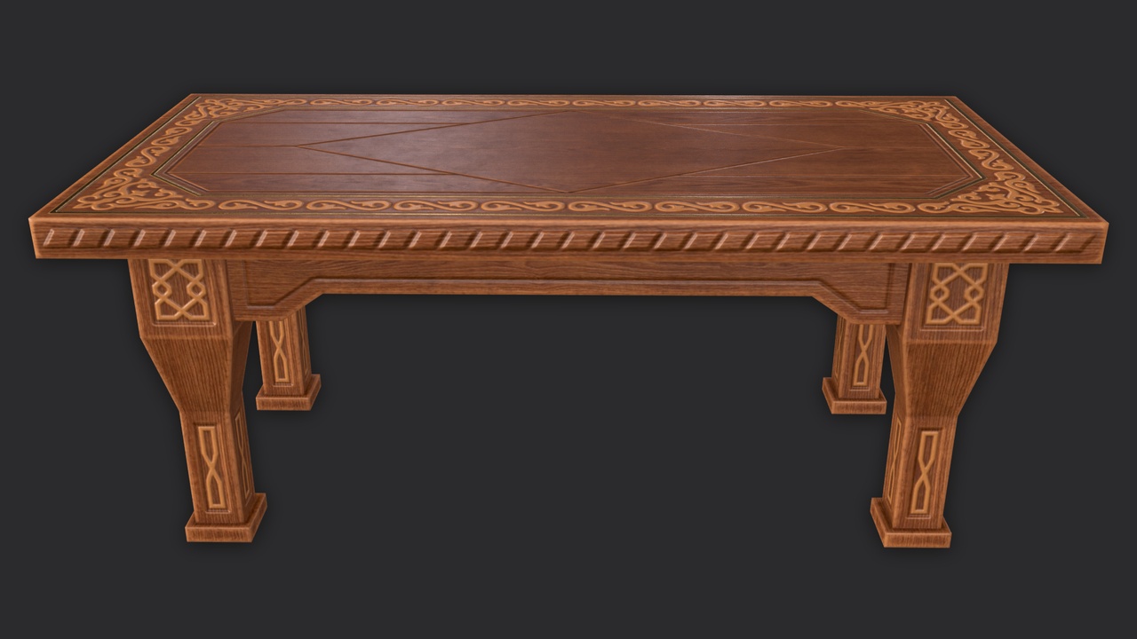 Media 1 for listing Medieval Wooden Table_1