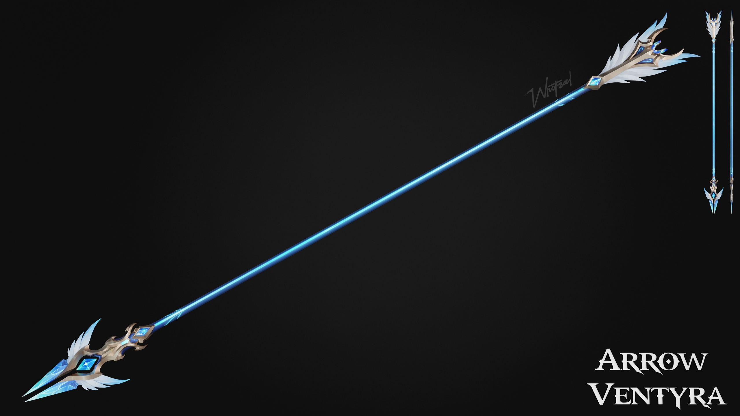 Media 1 for listing 10 Stylized Fantasy Arrows [Arrow Pack]