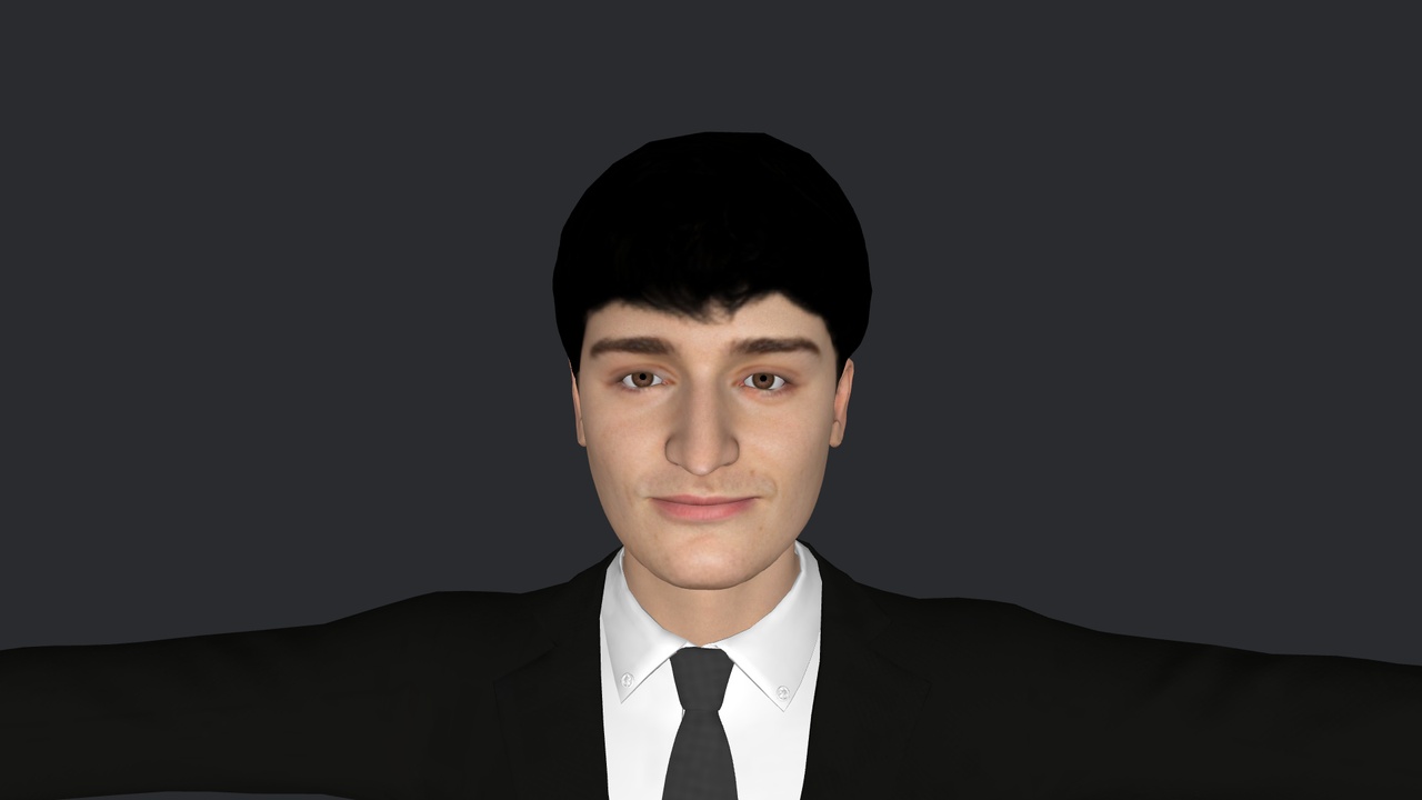 Media 1 for listing Noah Schnapp Hyper Realistic Full Body Fully Rigged 3D Character