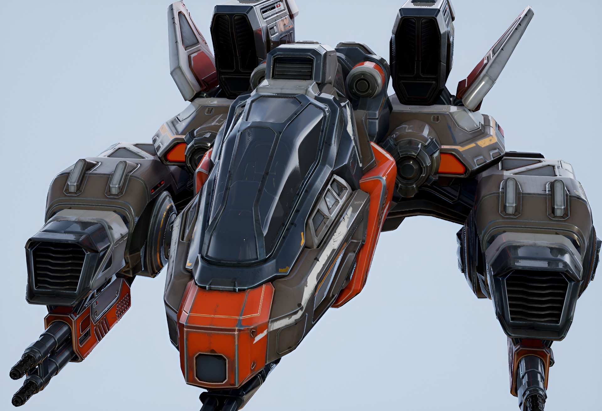 Media 1 for listing Corvette Spaceship - game model Low-poly