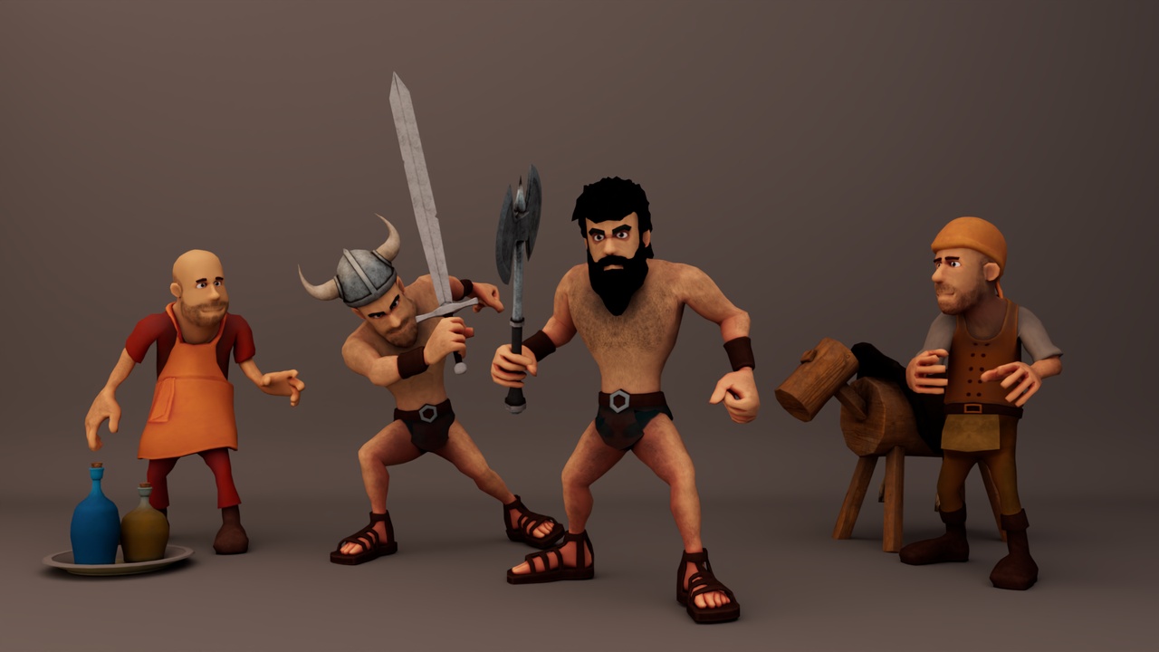 Media 1 for listing dReal Barbarian Fantasy Character Pack