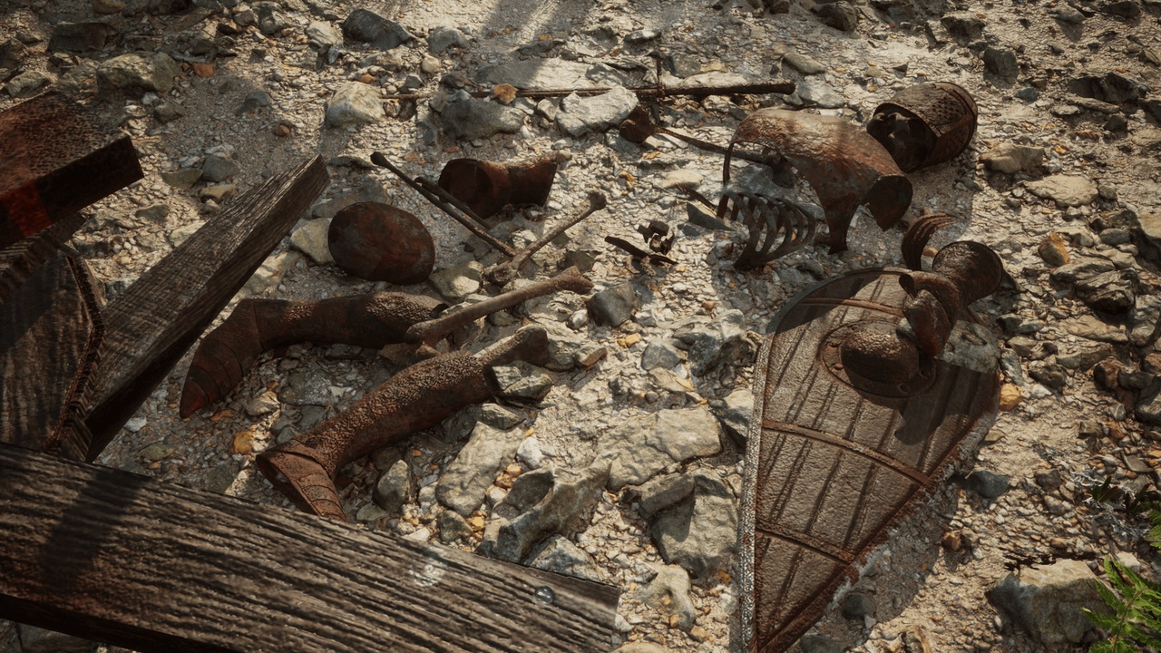 Media 1 for listing Medieval Battle Remains 130+ Props