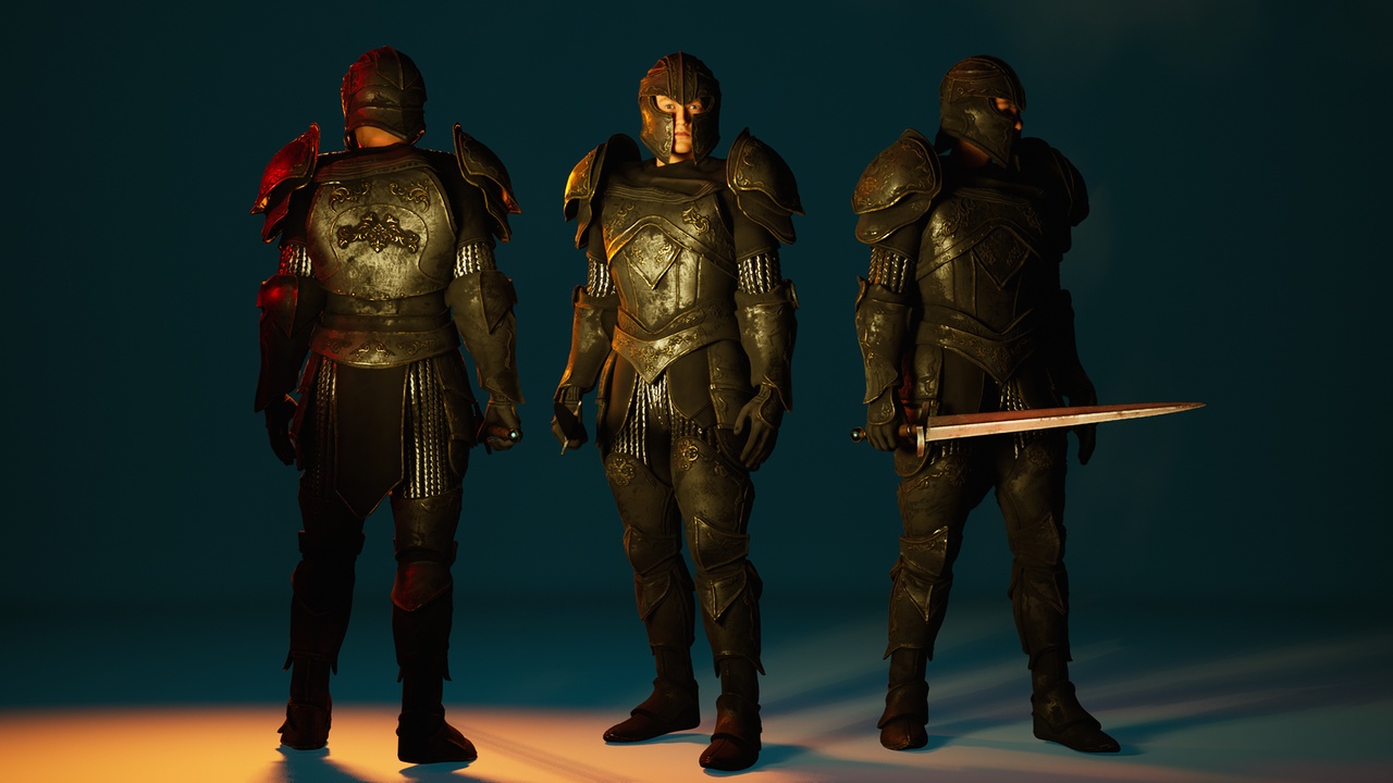 Media 1 for listing Lone Knight - Male Version - Metahuman