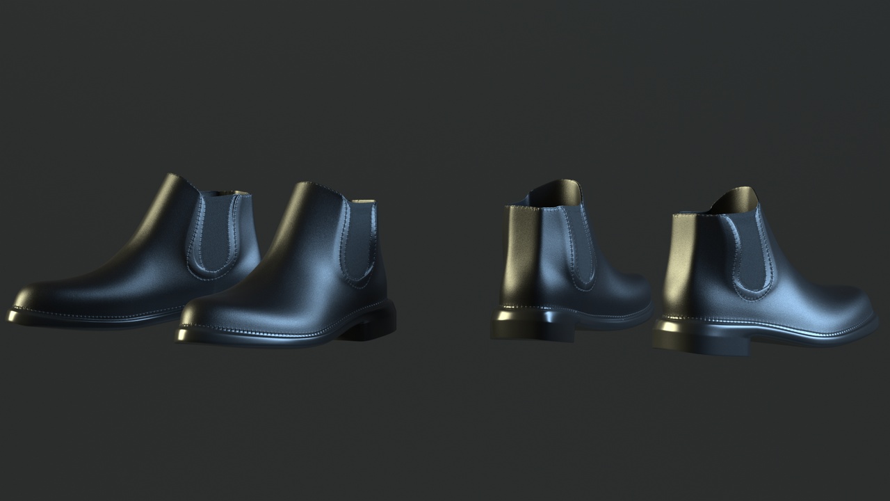 Media 1 for listing Formal Dress Shoes v2 - Metahuman Compatible