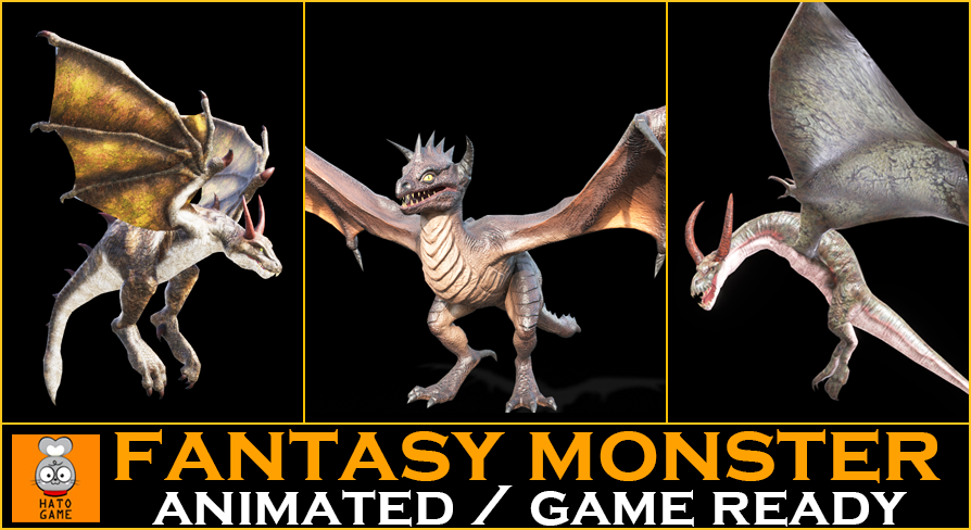 "Animated" Monster Bundle 12 | Fab