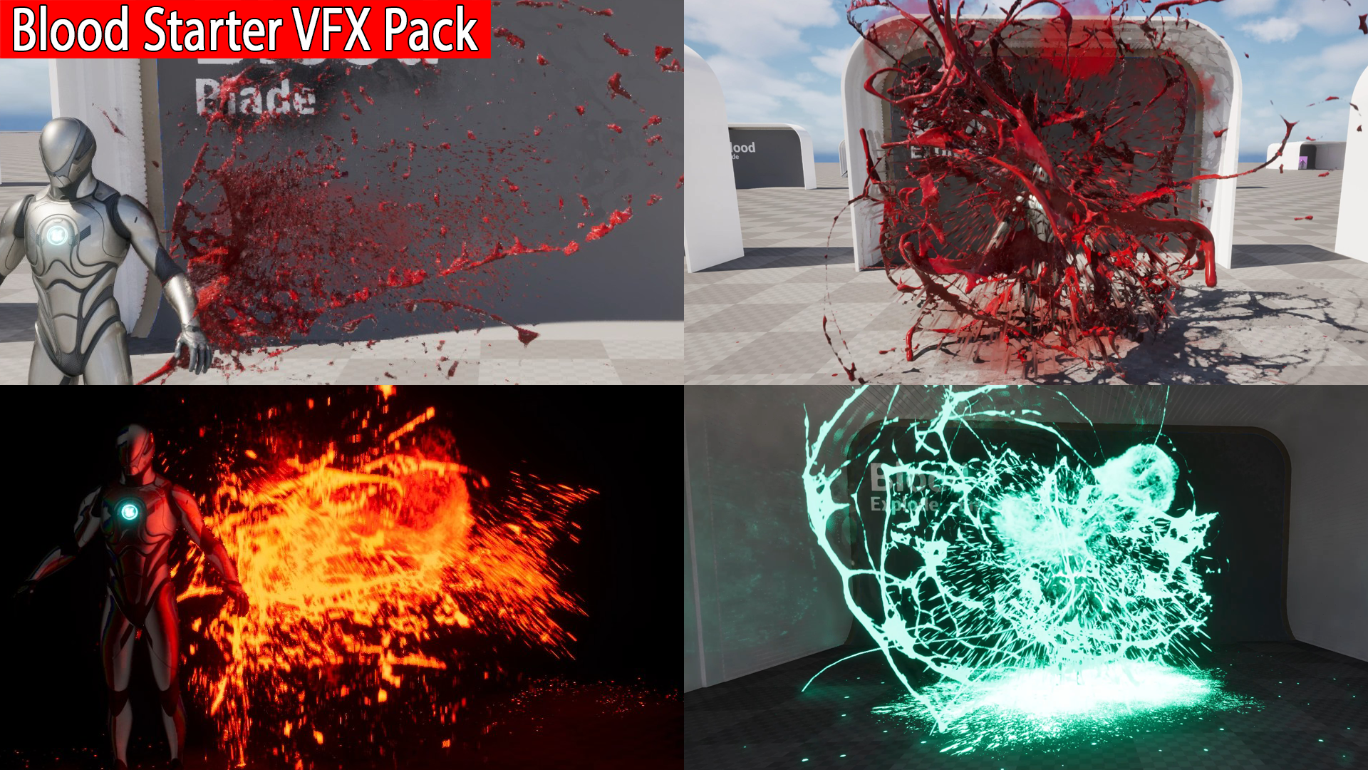 Blood Starter VFX Pack | Fab