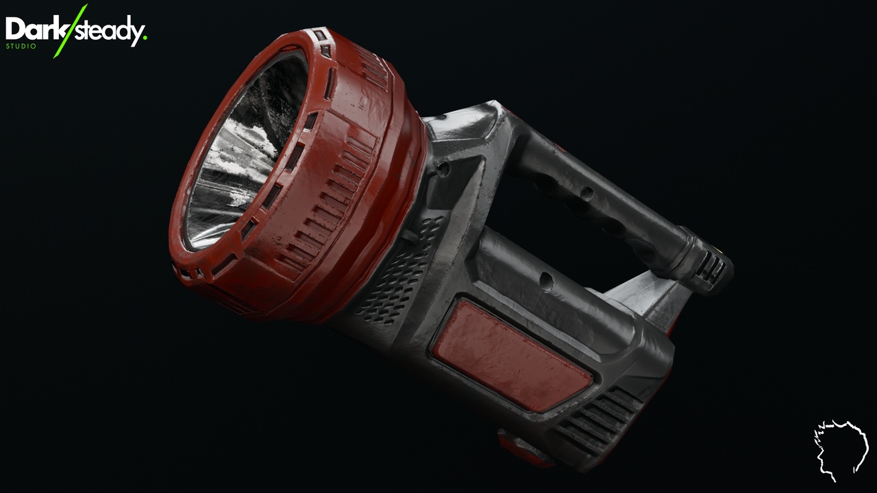 Media 1 for listing Portable Realistic Flashlight - PBR Game-Ready