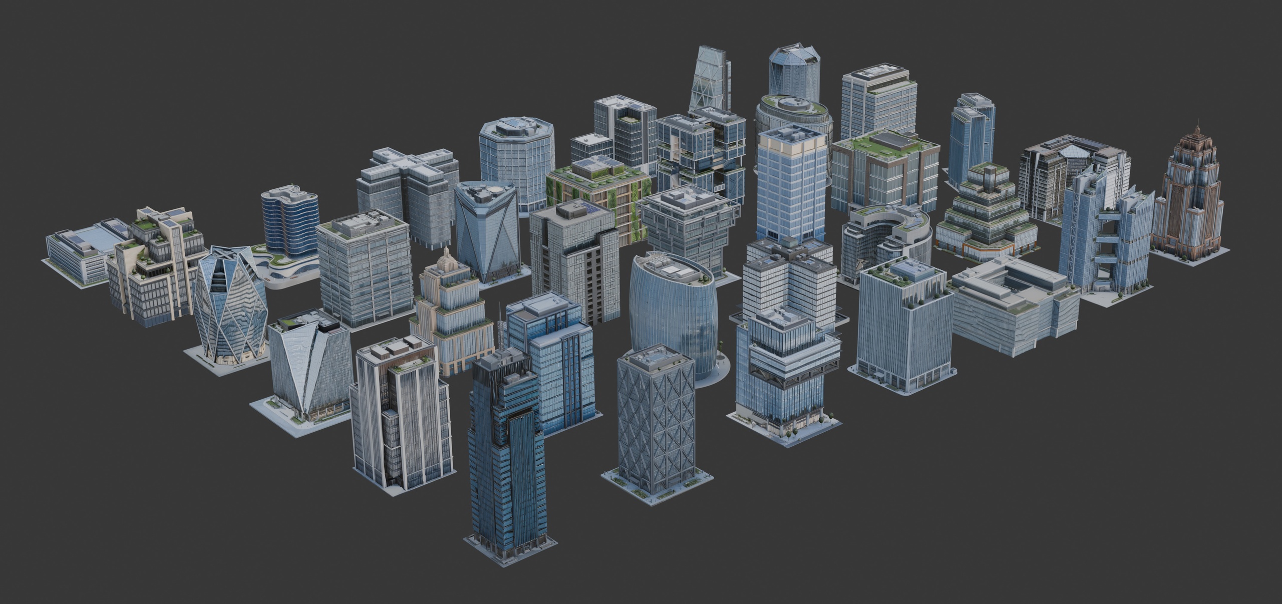 Media 1 for listing modern architecture set 1 - 36 buildings