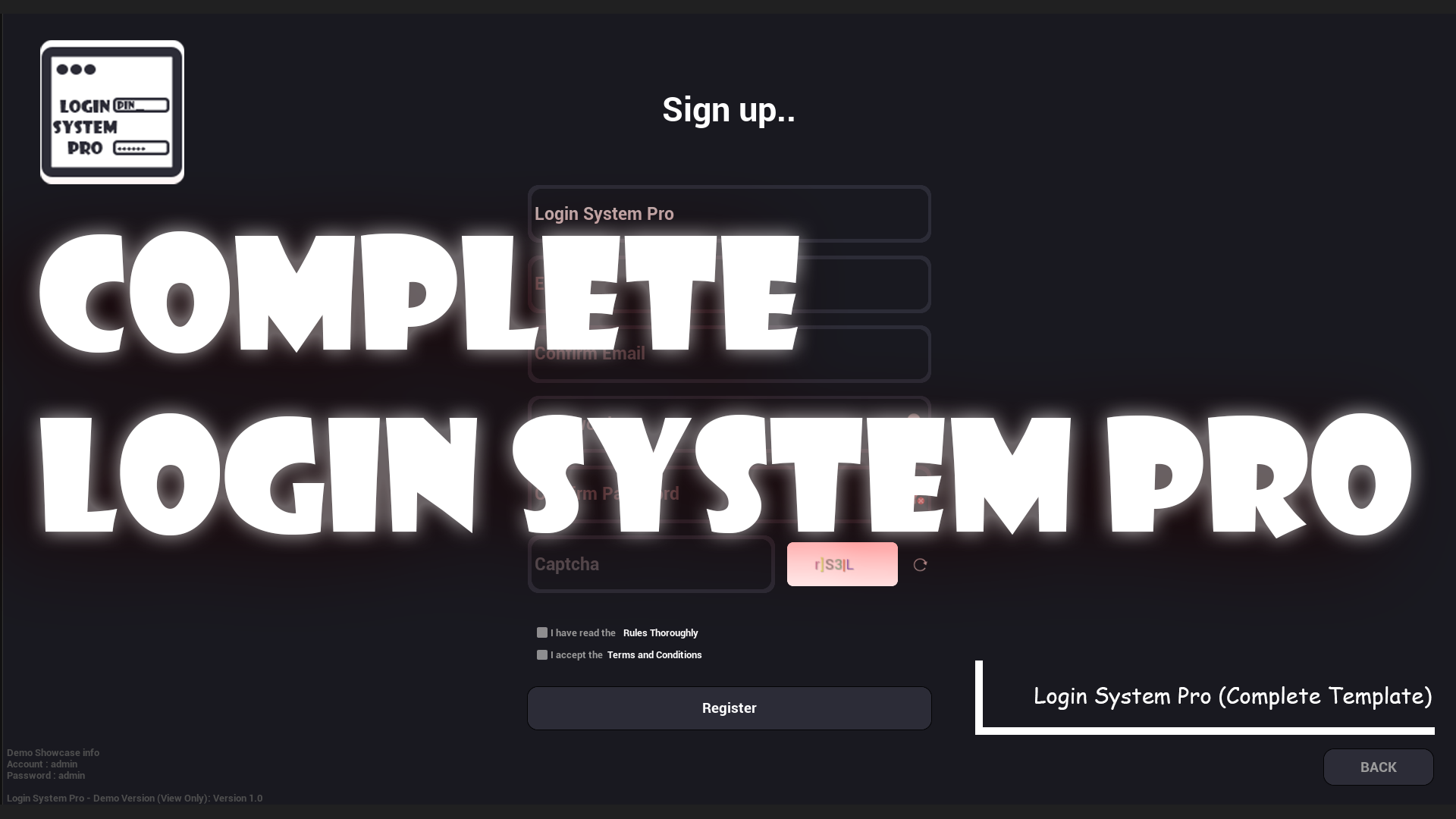 Complete Login System Pro | Fab