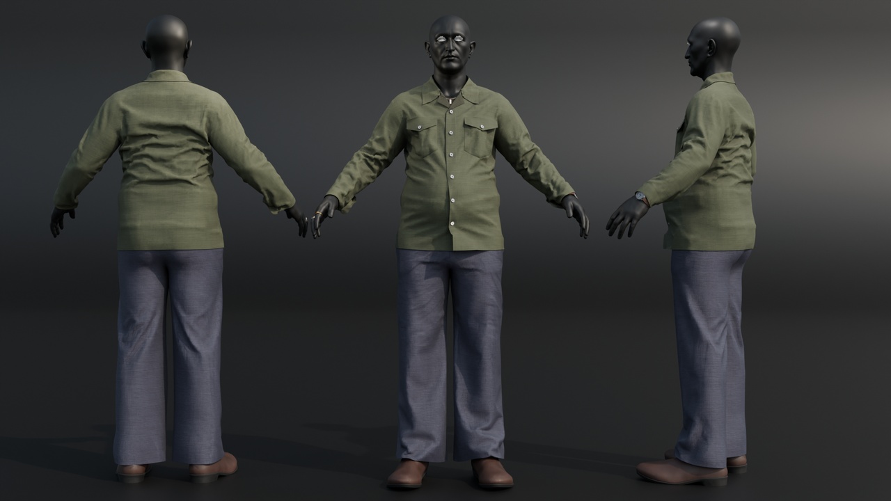 Media 1 for listing Indian Male Civilian Clothing Set | Casual Everyday Outfit