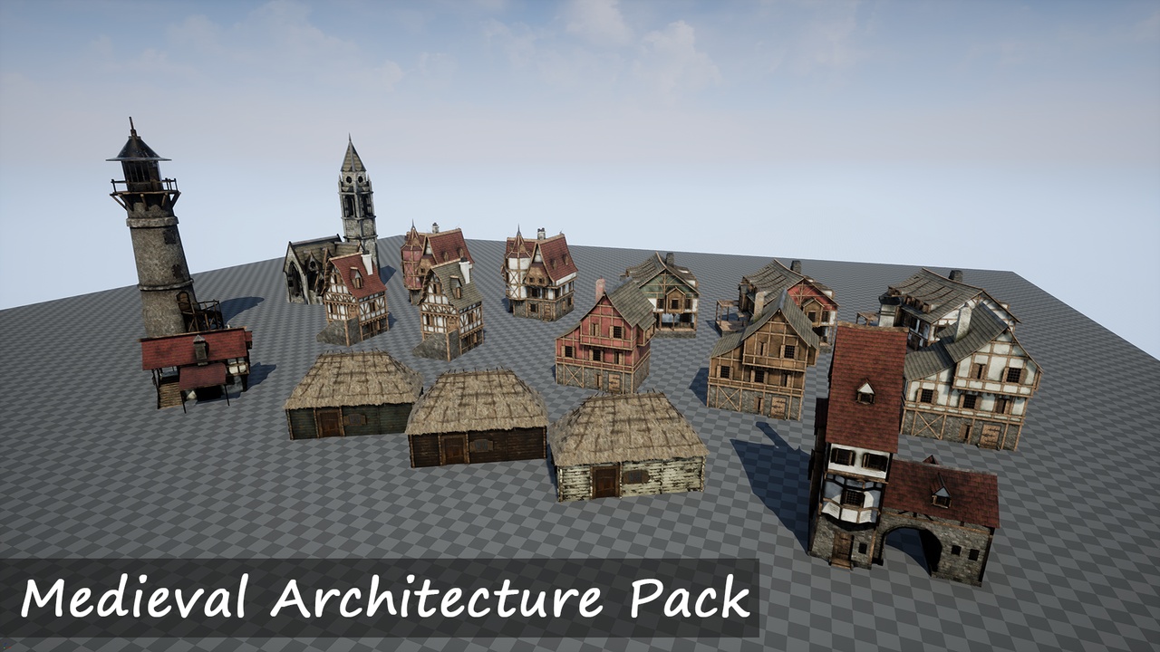 Media 1 for listing Medieval Architecture Pack