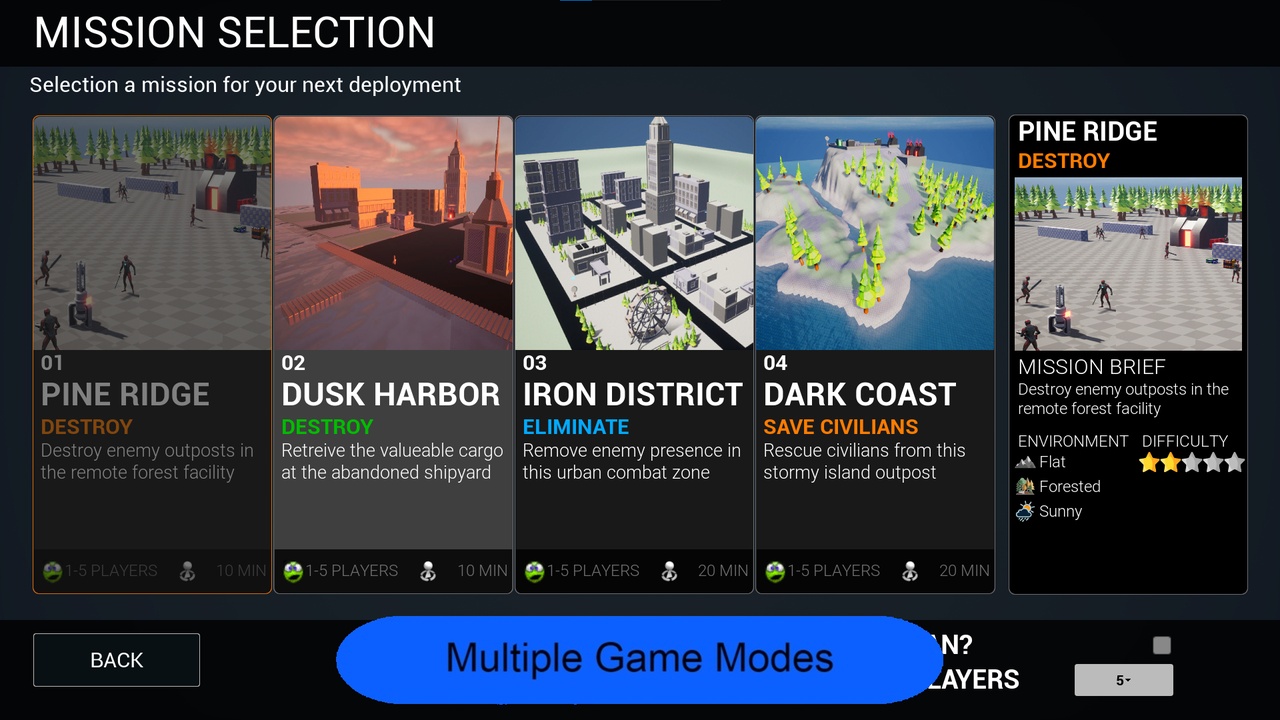Media 1 for listing Extraction Shooter Template v2.0