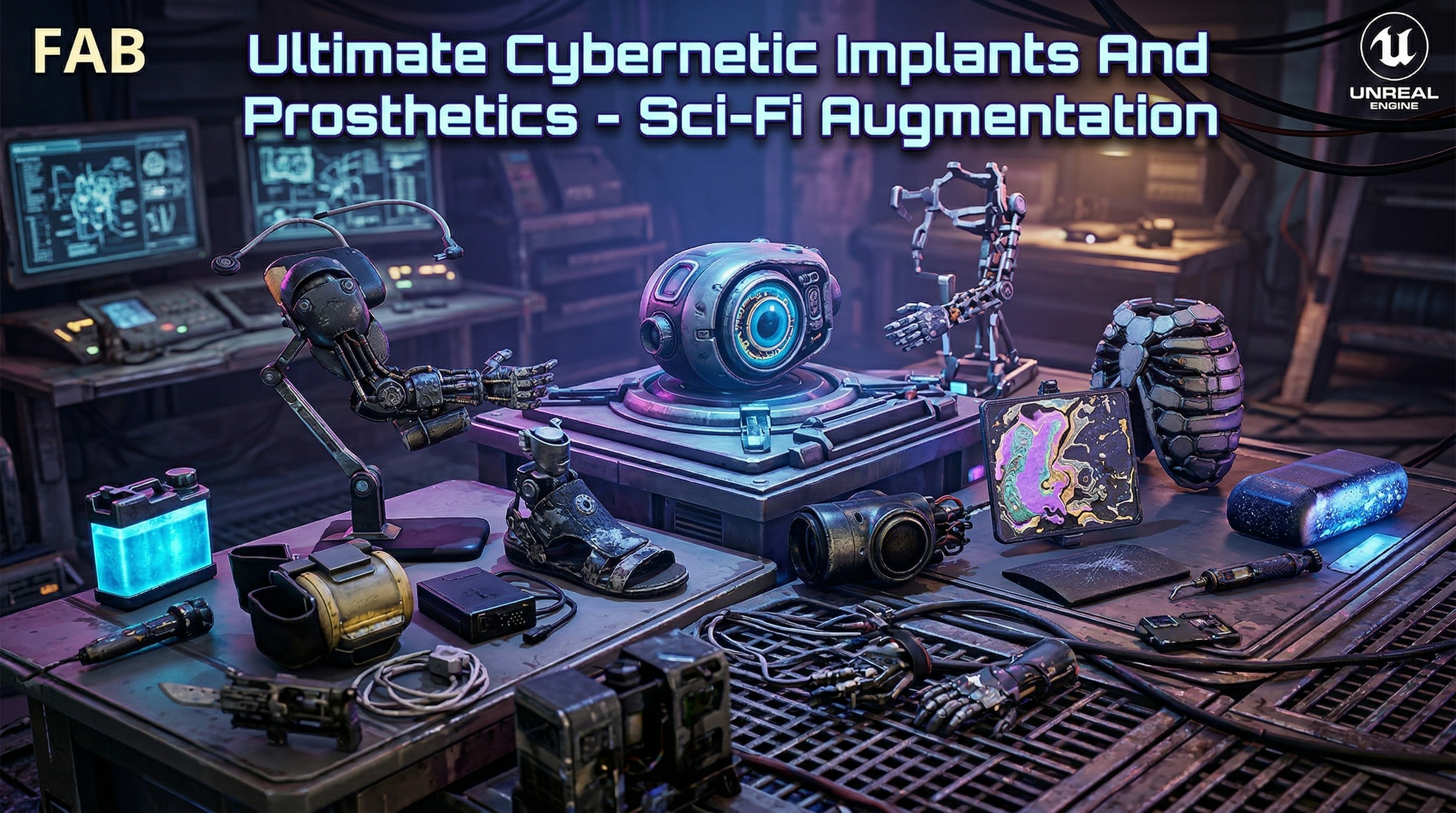 Ultimate Cybernetic Implants And Prosthetics - Sci-Fi Augmentation | Fab
