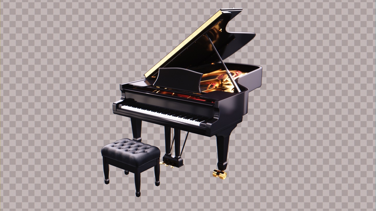 Media 1 for listing Grand Piano 3D Model