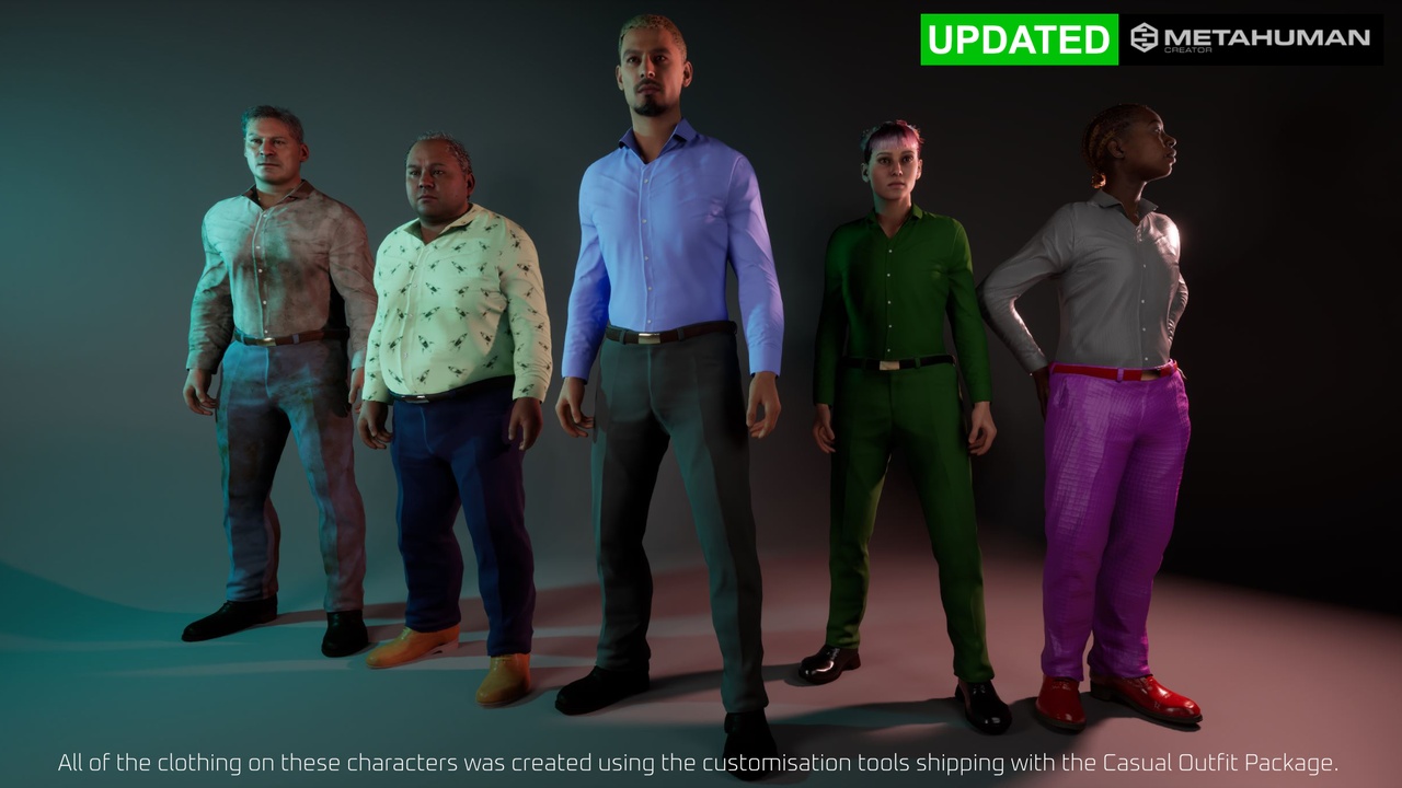 Media 1 for listing Versatile Casual Outfit for MetaHumans