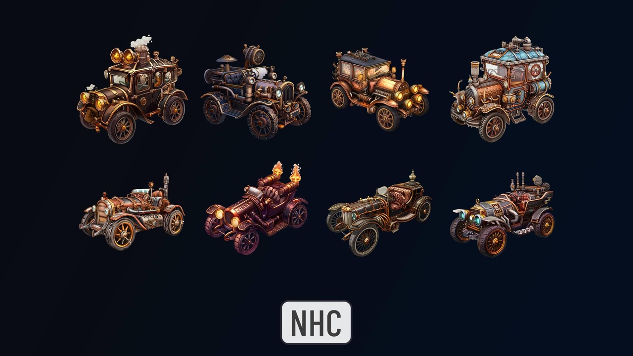 NHC - Steampunk Cars | Fab