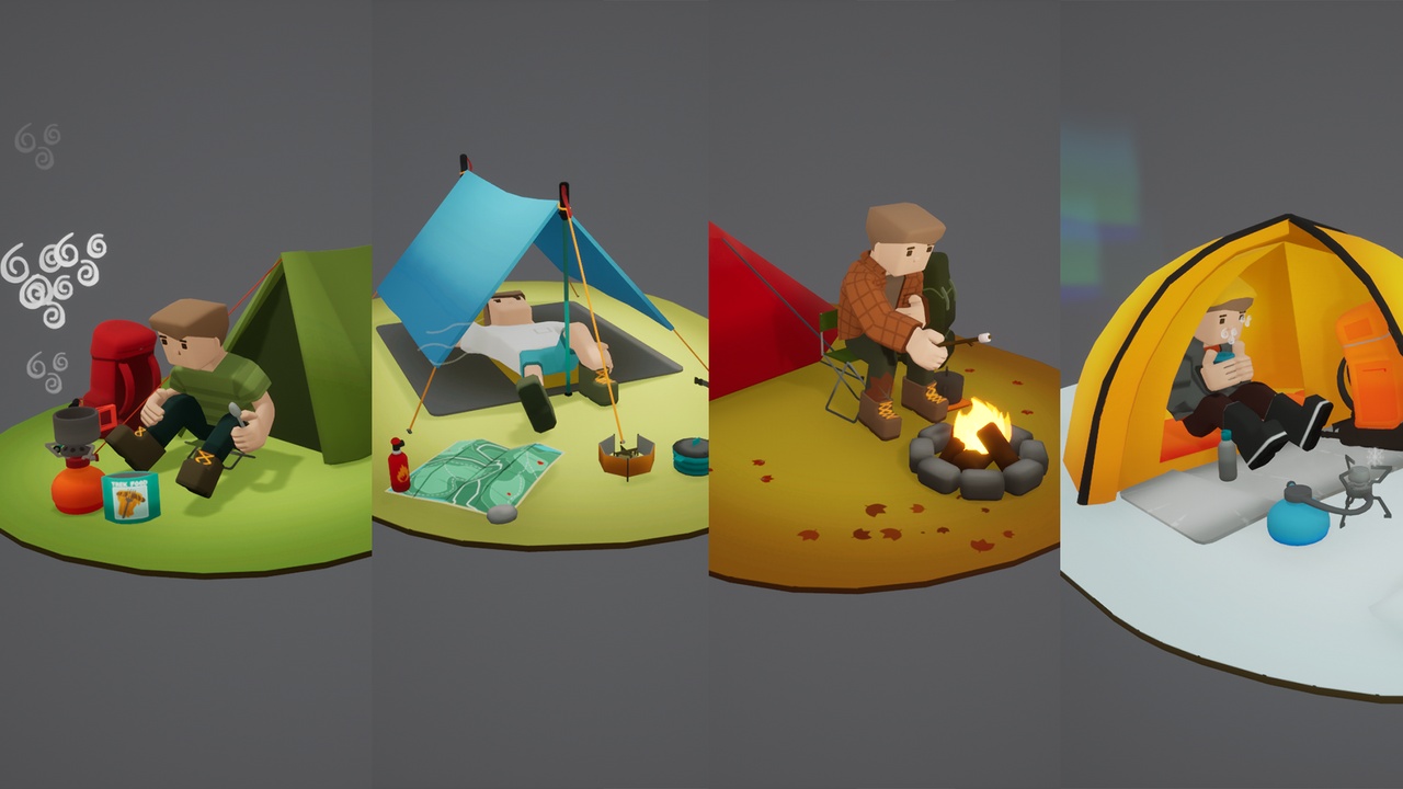 Media 1 for listing Stylized Camping Pack