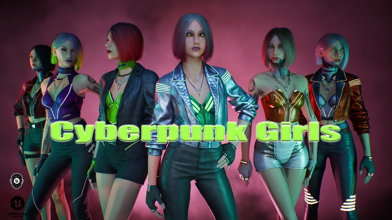 Media 1 for listing Cyberpunk girl CJane
