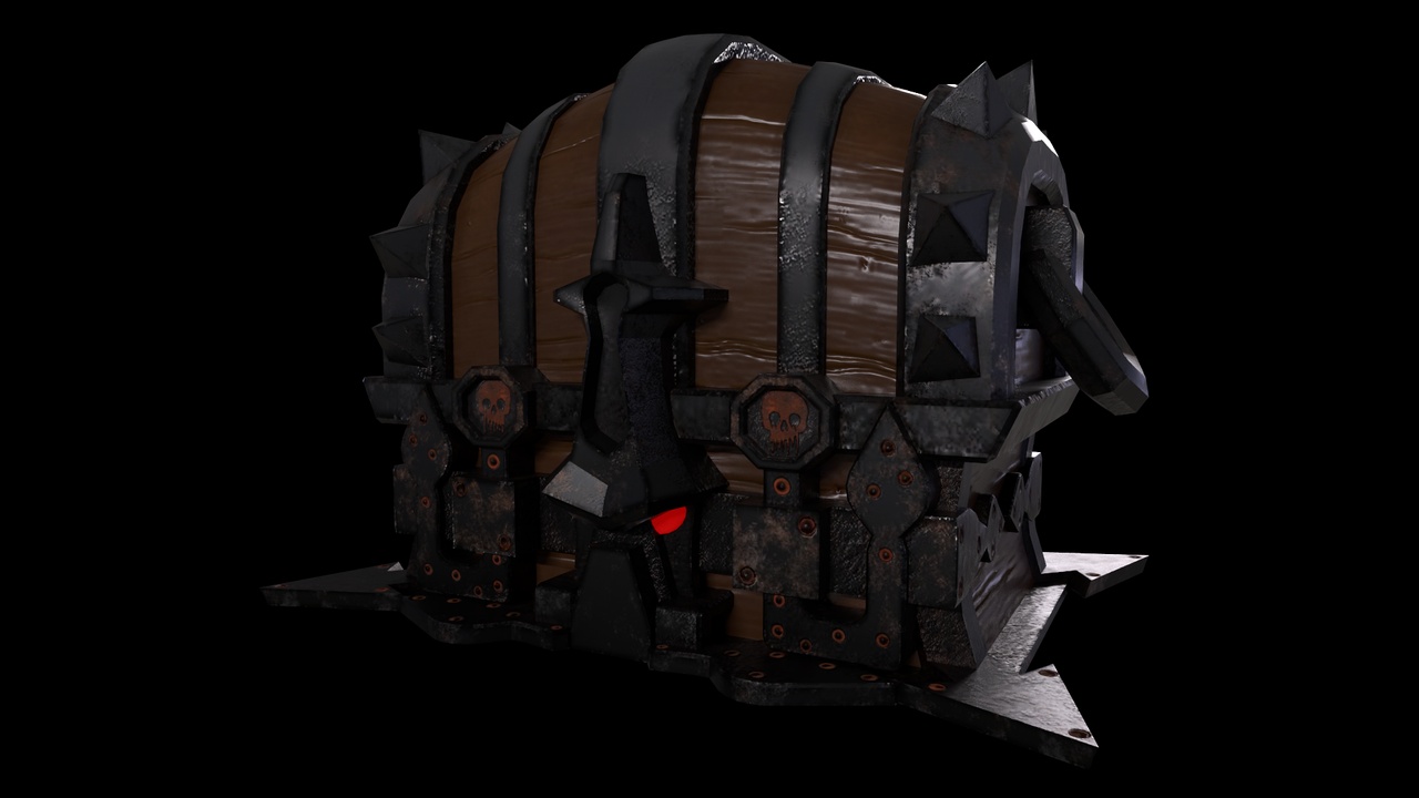 Stylized Chest - Game Ready - Low poly PBR 3D Model | Fab