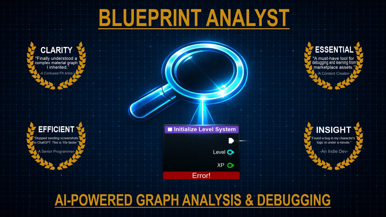Media 1 for listing Blueprint Analyst - AI-Powered Graph Analysis & Debugging