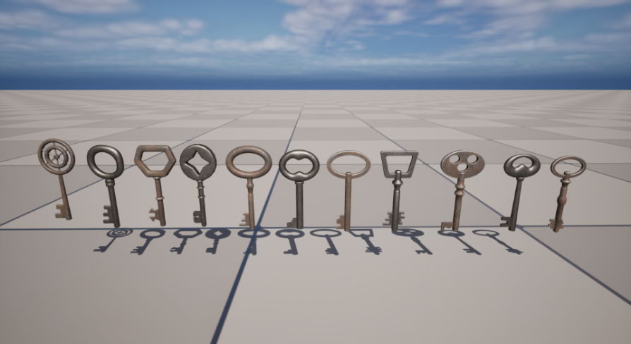 Medieval Keys | Fab
