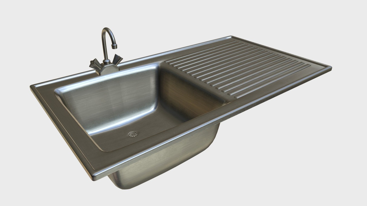 Media 1 for listing Kitchen sink with drainboard