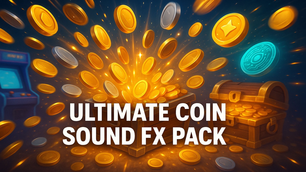 Media 1 for listing Ultimate Coin Sound FX Pack | 200+ Game-Ready Coin SFX (Arcade, Fantasy, Sci-Fi)