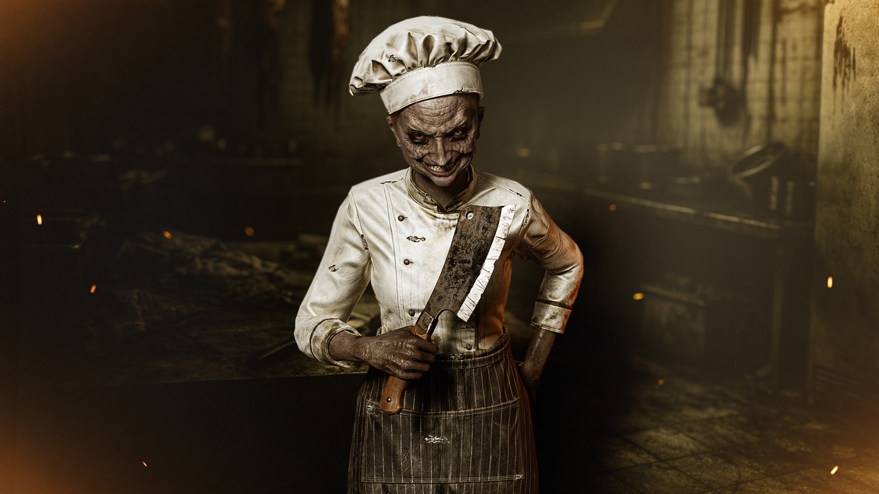 Media 1 for listing Cursed Chef – Horror Character | Morph Targets | UE5 | UNITY