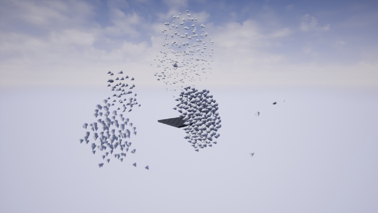 Flocking Engine Flocking Behaviour System [Ideal for simulation of birds, fish, bees ...