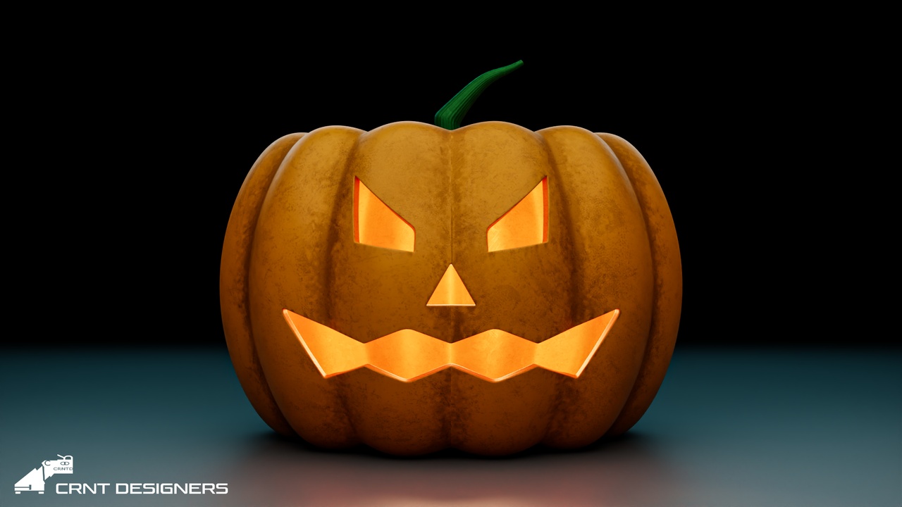 Media 1 for listing Halloween Pumpkin 3D Model 3D model