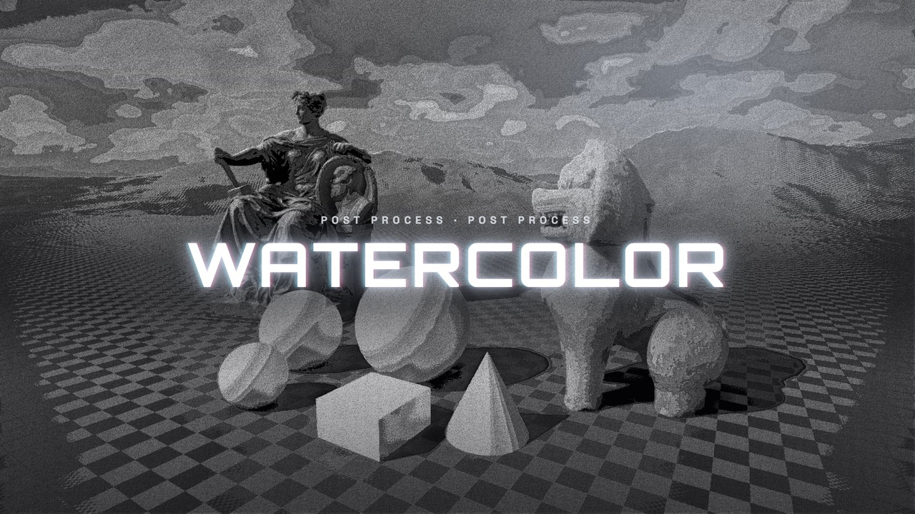 Media 1 for listing Watercolor - Stylized Post Process Pack
