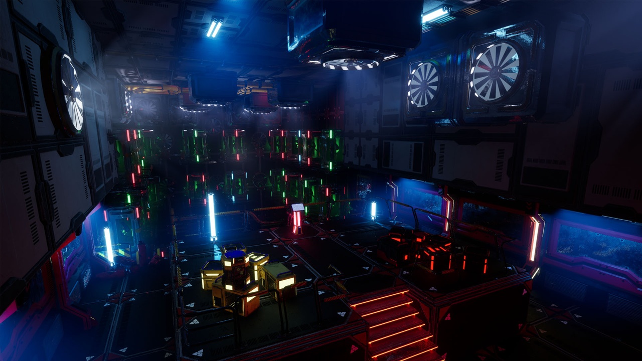 Media 1 for listing Sci-Fi Industrial Lab - Modular Cyberpunk Environment V1.01