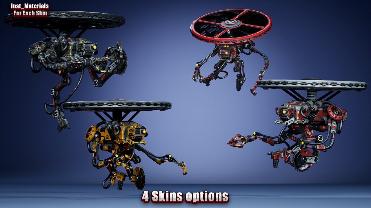 Media 1 for listing Sci-Fi Drone 03