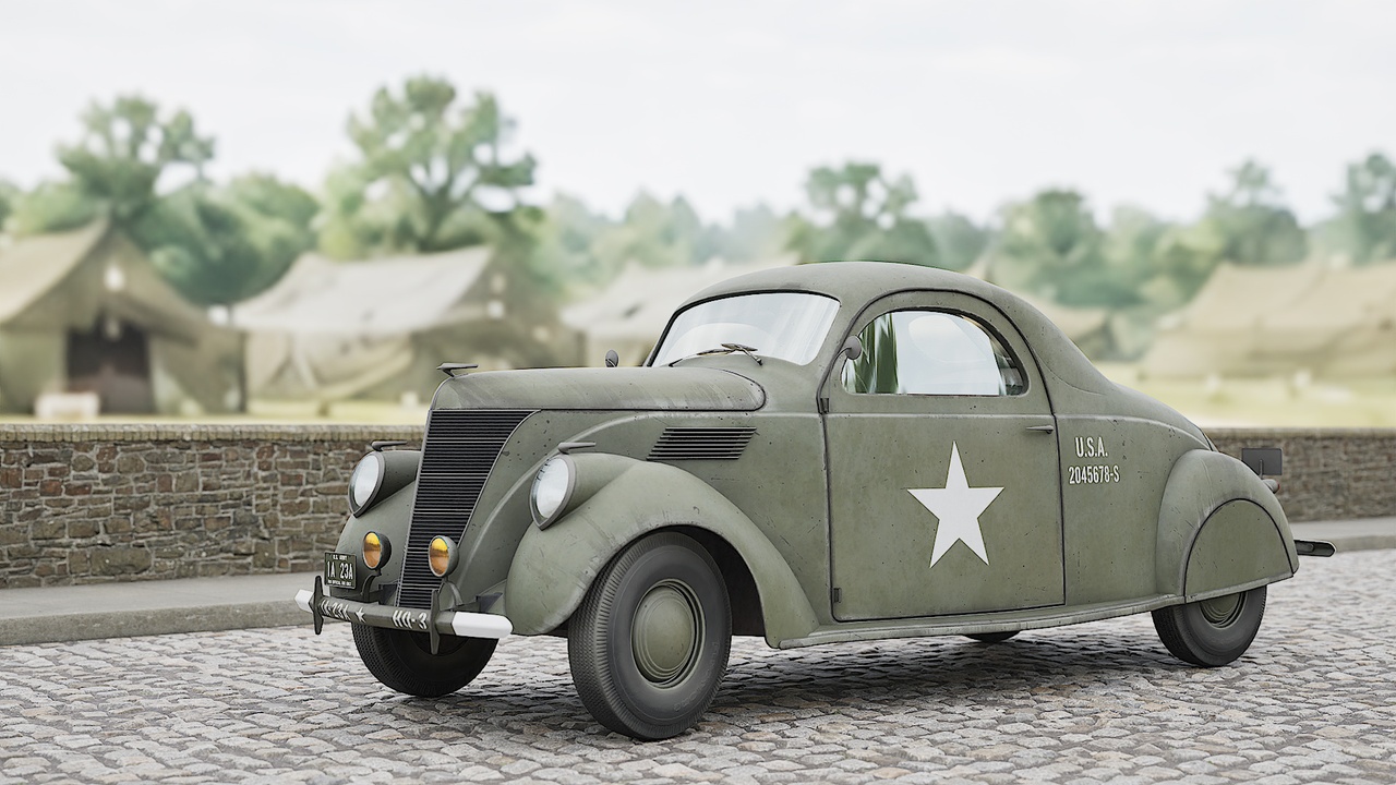 Media 1 for listing WWII US Army Staff Car – Standalone Vehicle