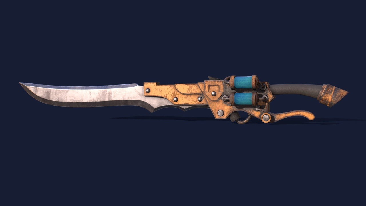 Media 1 for listing Stylized Dirty Sword
