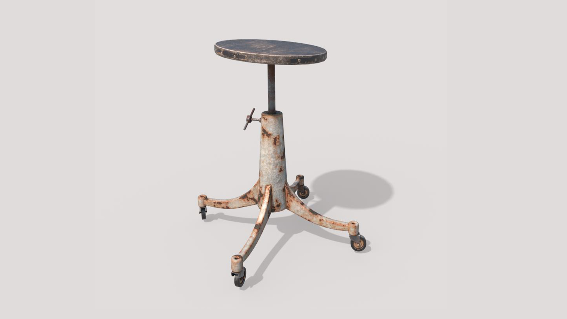 Old Rusted Stool | Fab