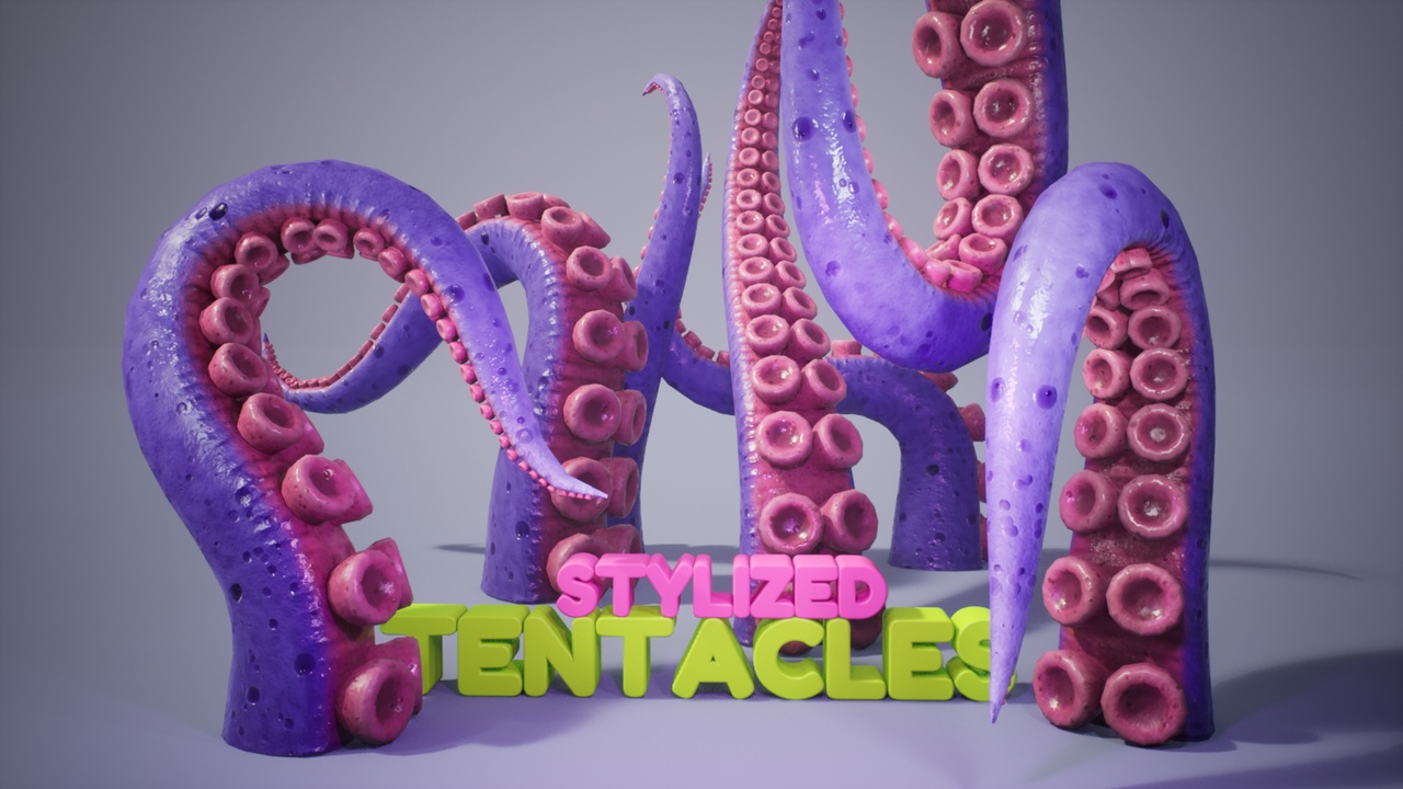 Media 1 for listing Stylized Tentacles (Animated)