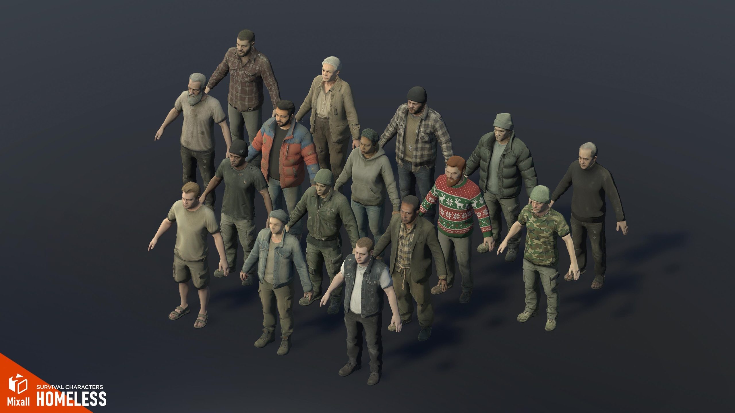 Media 1 for listing Homeless - survival characters