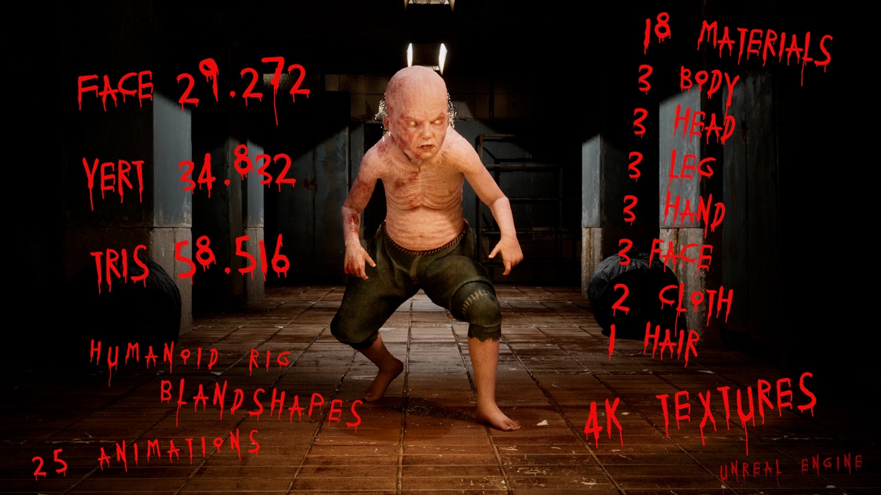 Media 1 for listing Scary child